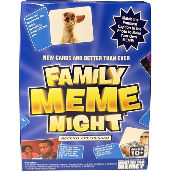 WHAT DO YOU MEME? - Family Meme Night Card Game