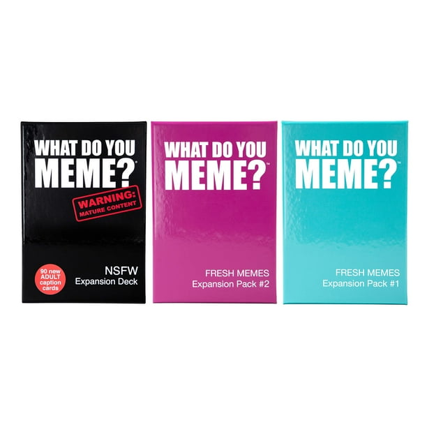 WHAT DO YOU MEME? The Ultimate Expansion Pack Bundle - Adult Card 