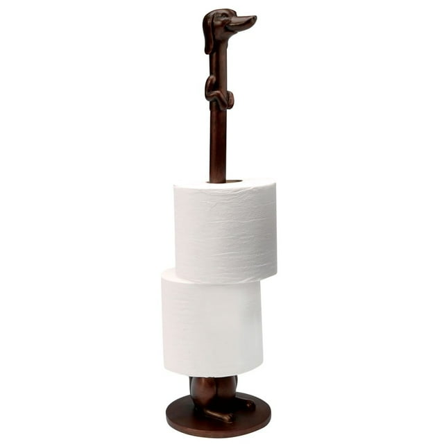 WHAT ON EARTH Dachshund Paper Towel Holder Funny Toilet Paper Holder
