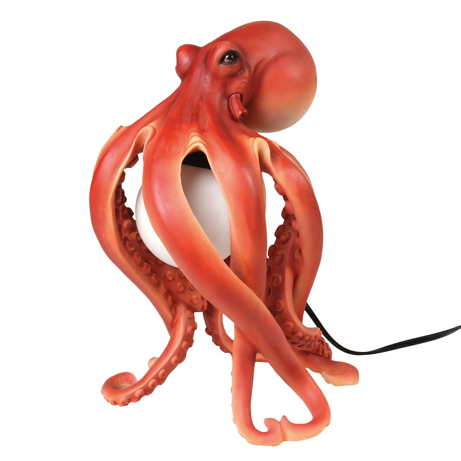 WHAT ON EARTH Octopus Lamp Small Accent Lamps Decorative Octopus Tentacle  Light, 13 1/2 Inch High 
