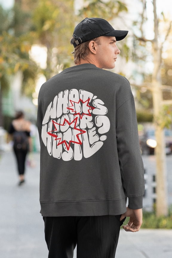 "Bubble Letters" Crewneck Sweater | Heavy Cotton | 3 COLORS