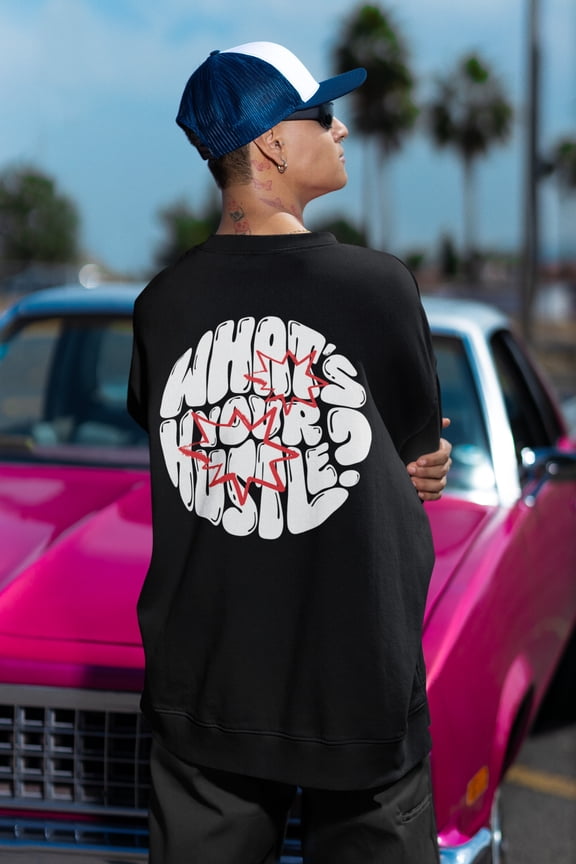 "Bubble Letters" Crewneck Sweater | Heavy Cotton | 3 COLORS