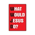 thumbnail image 1 of WHAT WOULD JESUS DO Decal christmas church religious jesus christ religion | Indoor/Outdoor | 9" Tall, 1 of 4