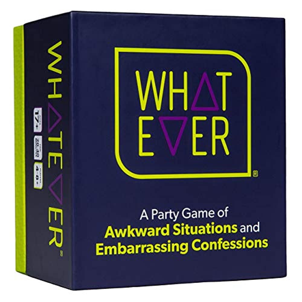 WHATEVER: The Awkward and Embarrassing Adult Party Card Game For Group Game Night, Birthday Parties, Bachelorette Parties and More - Walmart.com