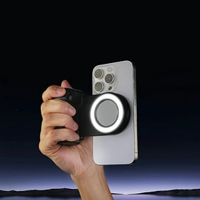 PUCACHI Magnetic Ring Light Grip: Capture Cozy Winter Moments with Bluetooth Remote - Essential for Holiday Live Streams & Indoor Portraits