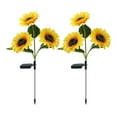 thumbnail image 1 of PUCACHI 2 Pack Solar Lights Outdoor Garden Decor - 3D Sunflower Design, IP65 Waterproof, Auto On/Off, Warm White LED, Easy Install for Yard, Patio, Pathway, 1 of 8