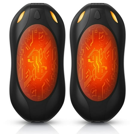 Hand Warmers Rechargeable 2 Pack–Magnetic Heating, 3 Heat Settings, Portable Pocket Warmers for Raynauds, Hunting, Golf, Winter Camping