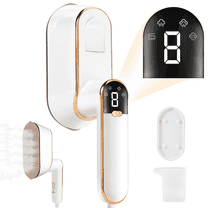 KING BOWOLF Travel Steamer Iron for Clothes, 1200W Portable Handheld Garment Iron with 10s Fast Heating, 180° Swivel Handle, for Home, Office & Travel