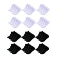 thumbnail image 1 of WHEANG 12 PC No Show Workout Socks for Women Men Super Soft All-Day Comfortable Cotton Socks for Women Solid Color Odor Sweat Absorbing Breathable Outing Sports Socks White, 1 of 3