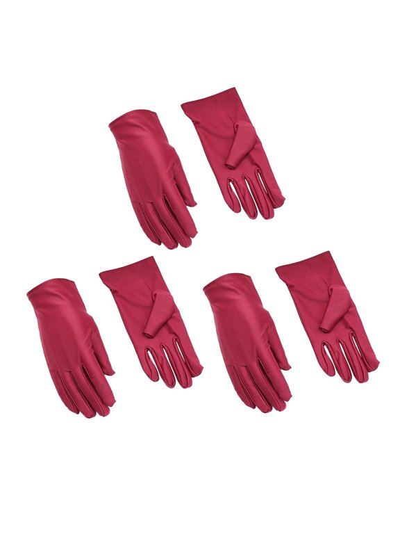 3 Pairs Daily Casual Gloves for Women Men Resuable Soft Works Glove Moisturizing Dry Hands Comfortable Touchscreen Gloves Perfect for Outdoor Indoor Activities Red 2026 Sales Under $1