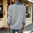 thumbnail image 1 of WHEANG Cardigan Sweaters for Women Collar Knit Cardigan Button Down Casual Open Front Sweater Long Sleeve Lightweight Womens Tops Gray S, 1 of 5