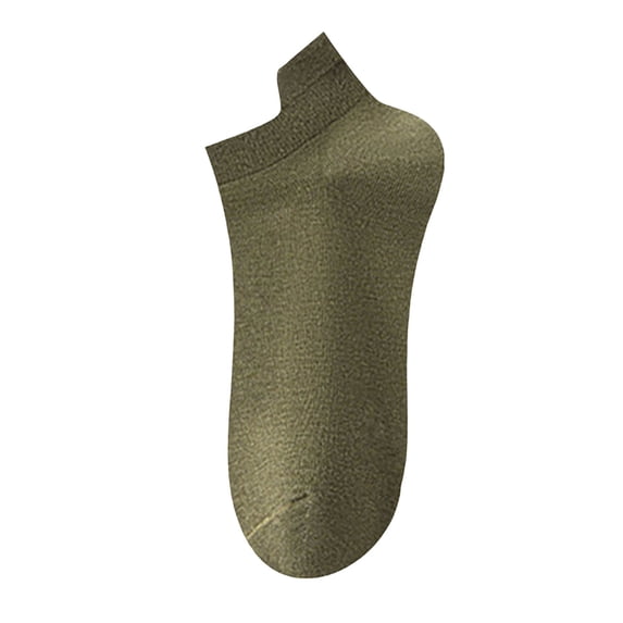 WHEANG Cotton Ankle Socks for Women Men Solid Color Cut No Show Socks for Women Reinforced Heel Toe Socks Everyday Wear Casual Socks Summer Soft Breathable Sweat Absorption Socks Green