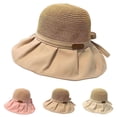 thumbnail image 1 of WHEANG Deep Crown Large Head Size Sun Hats for Women, Adjustable Casual Sun Protection Wide Brim Bucket Hat, Face Slimming Classic Daily Summer Fisherman Cap(Brown), 1 of 4