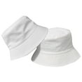 thumbnail image 1 of WHEANG Double Wearing Fisherman Hat for Women Men Simple Packable Daily Wear Casual Hat Outdoor Reversible Bucket Hat Fashion Keeps Cool All Summer Lightweight Sun Hatf for Women White, 1 of 3