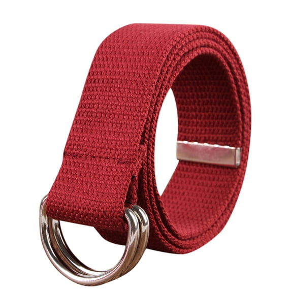 WHEANG Elastic Braided Canvas Belts for Women Men Stretch Woven Fabric Waist Belt with Metal Pin Buckle Adjustable Casual Canvas Stretch Belt Men Outdoor Daily Wear(Color Multicolor One Size)