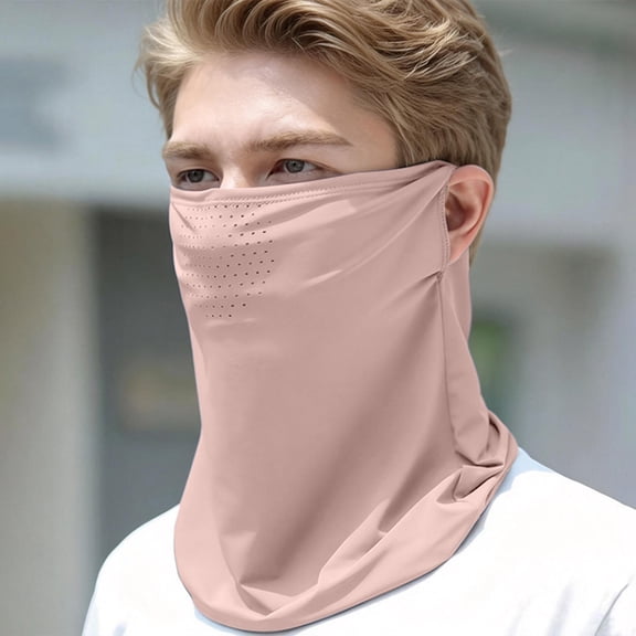 WHEANG Ice Silk Face Mask for Women Men UV Protection Mask Cooling Face Cover Sun Protection The Sun Neck Protector Breathable Comfortable Sun Blocking Face Mask