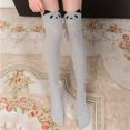 thumbnail image 1 of WHEANG Knee High Stockings for Women Animal Socks Cute Compression Socks Fashion Over Knee Anti Slip Stockings Breathable Thigh-high Long Elasticity Knee High Socks Summer Socks Grey A, 1 of 5