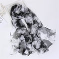thumbnail image 1 of WHEANG Lightweight Scarf for Women Print Floral Pattern Scarf Shawl Fashion Scarves Comfortable Scarf Soft Summer Elegant Scarf Beach Sunscreen Colorful Shawls Wraps Hair Scarfs Color Black, 1 of 2