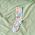 thumbnail image 1 of WHEANG Mid Calf Socks for Women Wen Elasticity Anti Slip Socks Soft Sweat Absorption Socks Couple New Tie Dye Socks Personality Street Hip Hop Skateboarding Socks Unisex 2026 Sales Under $1, 1 of 4