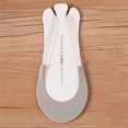 thumbnail image 1 of WHEANG Toe Topper Socks for Women Half-toe Socks Ultra Low Non Slip Hidden Cotton Nylon Summer Socks Thin Liner Socks for High Heels No-show Socks for Women Heels Grey A 2026 Sales Under $1, 1 of 4