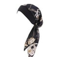 thumbnail image 1 of WHEANG Printed Head Scarf for Women Loose Soft Stretchy Long Tail Turban Headwrap Casual Breathable Head Scarf Chemotherapy Cap for Daily Outdoor Travel Multicolor, 1 of 2