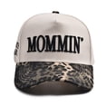 thumbnail image 1 of WHEANG Retro Two-tone Ponytail Baseball Cap Women’s Mommin Trucker Hat Embroidered Adjustable Pre-curved Brim Visor Vintage Washed Baseball Cap Summer Sun Cap Khaki One Size, 1 of 4