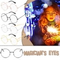 thumbnail image 1 of WHEANG Round Glasses for Women Men Adjustable Nose Pads Glasses Metal Frame Glasses Round Glasses Fashion Adults Classic Metal Frame Mirror Rounded Glasses Color Rose Gold, 1 of 3