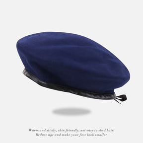 WHEANG Simple Newsboy Beret Hat for Men Women Solid-color Light Board Beret Hat Breathable Face Small Painter Hat Plate Beret Artist Hat Fashion Spring Summer Newsboy Hat Navy One Size