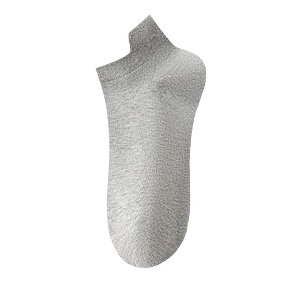 WHEANG Soft Cotton Ankle Socks for Women, No Show Low Cut Socks, Breathable Casual Socks with Reinforced Heel & Toe, Comfort Non Slip Liner Socks for Daily Wear(Gray One Size) Summer Sales Under $2