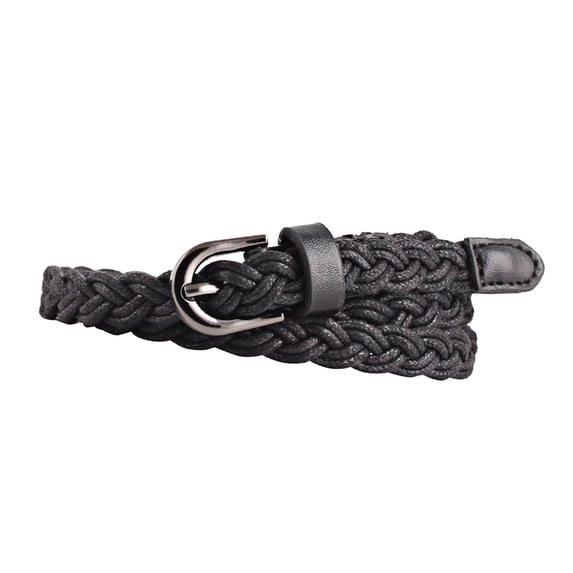 WHEANG Summer Fashion Belt for Women Solid Color Square Buckle Belt Clothing Belt All-Day Comfortable Women's Belt Simple Style Adjustable Belts for Women Under $5 Black
