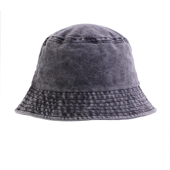 WHEANG Summer Trendy Breathable Bucket Hat for Women Men Cotton Wide Brim Canvas Sun Hats for Women Double Side Wear Reversible Bucket Hat Comfort Packable Travel-Friendly Fishing Hat Black