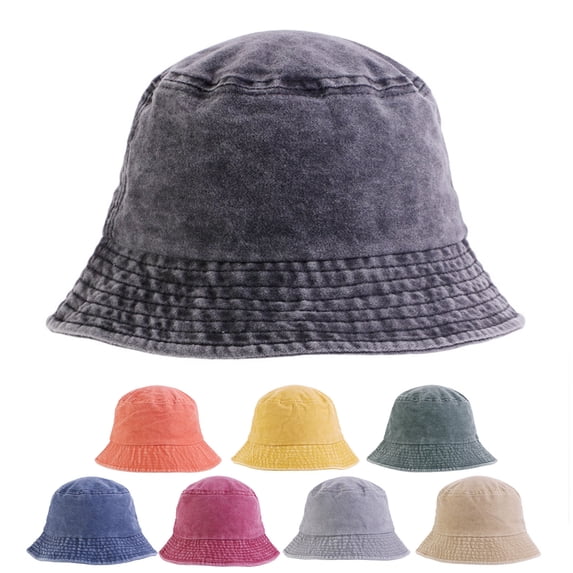 WHEANG Summer Trendy Breathable Bucket Hat for Women Men Cotton Wide Brim Canvas Sun Hats for Women Double Side Wear Reversible Bucket Hat Comfort Packable Travel-Friendly Fishing Hat Red