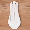 thumbnail image 1 of WHEANG Toe Topper Socks for Women Half-toe Socks Ultra Low Non Slip Hidden Cotton Nylon Summer Socks Thin Liner Socks for High Heels No-show Socks for Women Heels White A 2026 Sales Under $1, 1 of 4