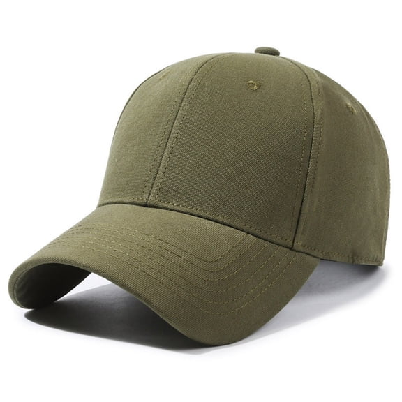 WHEANG Winter Hats For Women Oversize Adjustable Big Head Dad Cap Cotton Baseball Cap Breathable Trendy Green One Size