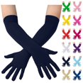 thumbnail image 1 of WHEANG Women's Gloves Gloves Length Stretchy Opera Gloves Spandex Performance Dance Gloves for Women Elegant Tea Lightweight Soft & Stretchy Comfort Gloves Pink One Size 2026 Sales Under $1, 1 of 4