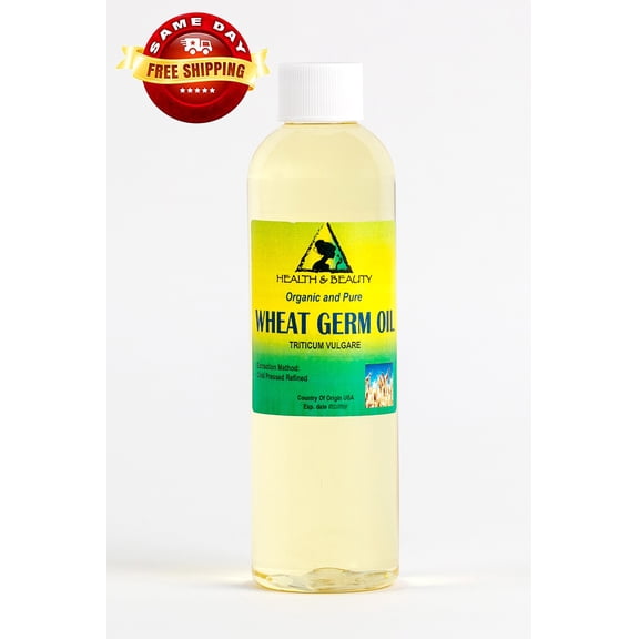 WHEAT GERM OIL REFINED ORGANIC CARRIER COLD PRESSED PREMIUM 100% PURE 4 OZ