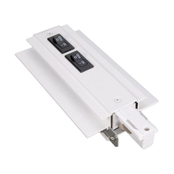 WHEDR-RTL-1A-BK-WAC Lighting-Accessory - 277V 1-Amp W-Recessed Track Flangeless Live End Right Current Limiter-Black Finish