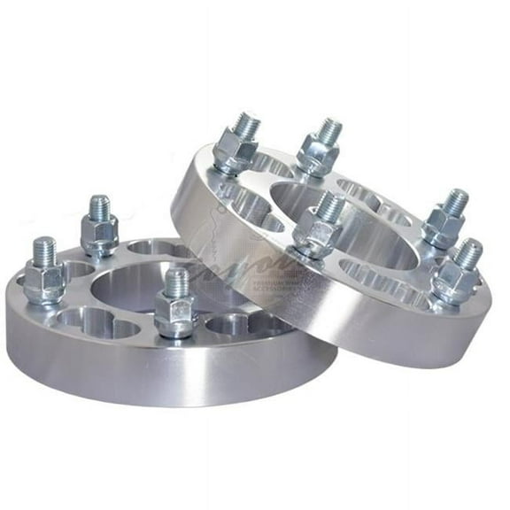 Revolution REV-5500550545 Wheel Adapter 6061 Billet Aluminum Dual Drill, Clear Anodized