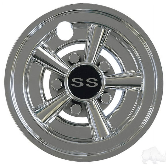 WHEEL COVER 8 SS CHROME