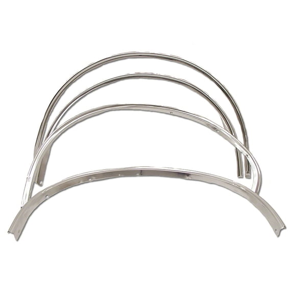 WHEEL OPENING MOLDING SET FOR RS MODELS; MADE OF ALUMINUM