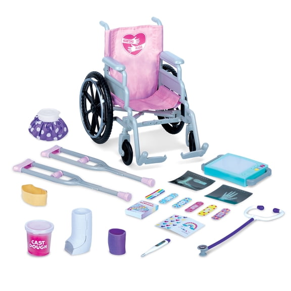 My Life As Wheelchair and Accessories for 18-Inch Dolls, 20 Pieces