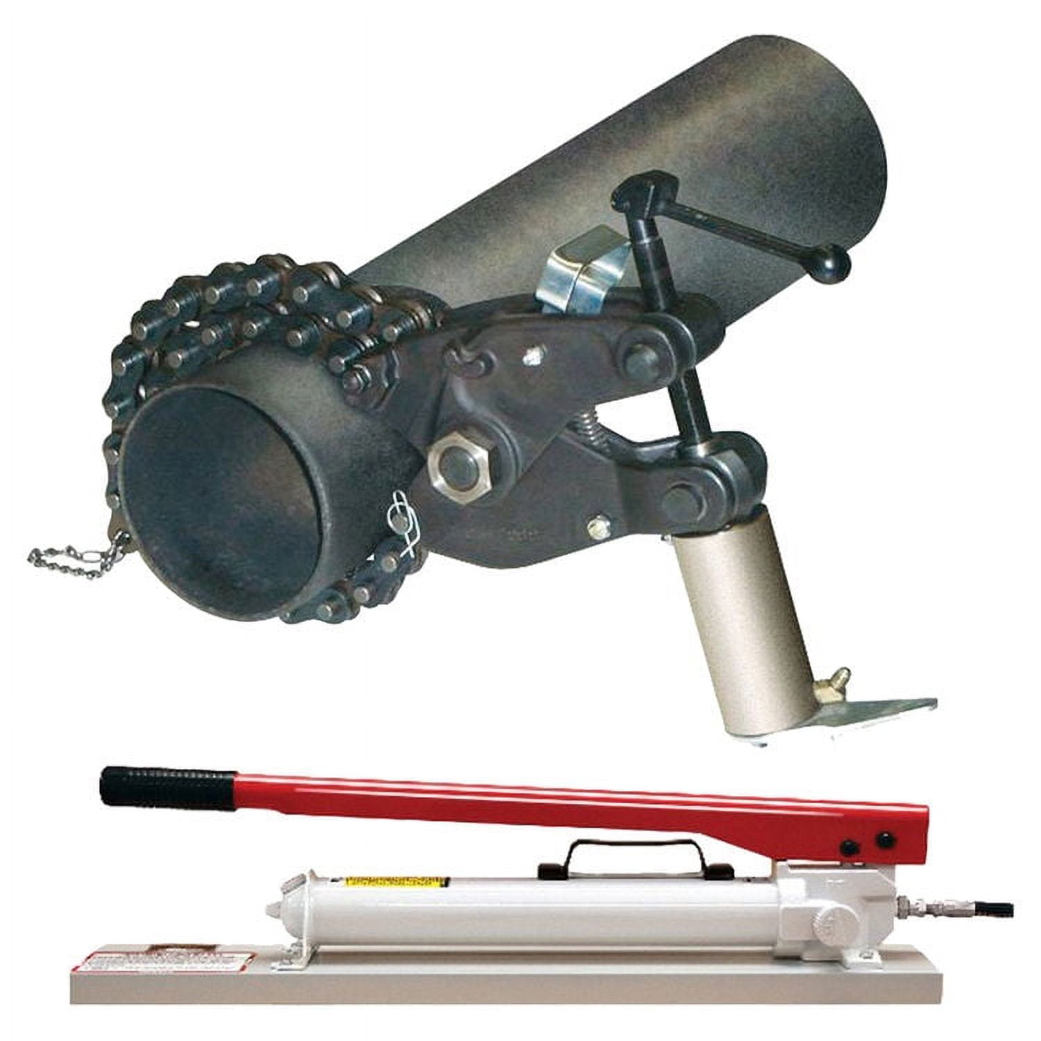 WHEELERREX 389012 Remotely Operated Hydraulic Pipe Cutter, 4"12" Capacity