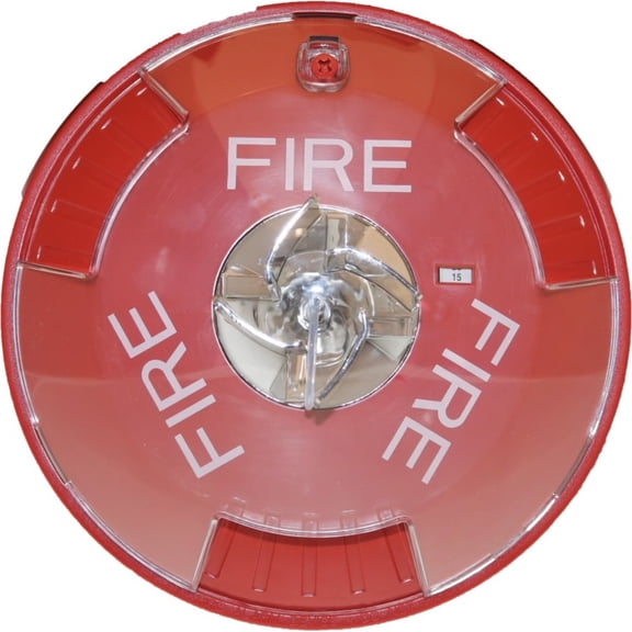 W-STRC Ceiling-Mount Multi-Candela Strobe (Two-Wire, 12/24 V, Red)