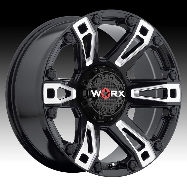 Worx 803 Gloss Black Wheel - 20x9 5x127/5x139.7 Bolt Pattern