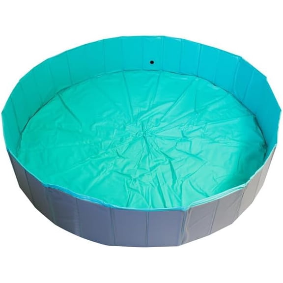WHELPBASICS FOLDABLE DOG POOL - COLLAPSIBLE POOL FOR DOGS, PUPPIES - PORTABLE, STURDY, SPACE-SAVING - IDEAL FOR BATHING AND WHELPING, CARE SOLUTION 5"