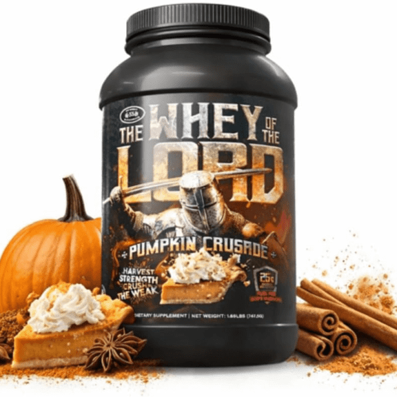 THE WHEY OF THE LORD Crusade Whey Protein Isolate  Premium Muscle Growth & Recovery Shake  Rich Flavor, Smooth Mix, Amino Acid Support, For Daily Use (Pumpkin)