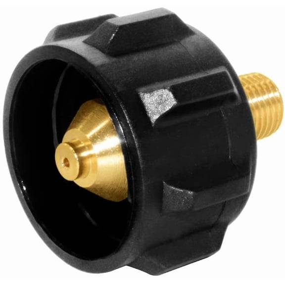 WHFNDF-QCC1 Propane Gas Fitting Adapter With 1/4 Inch NPT Male Pipe Thread, Pack of 1