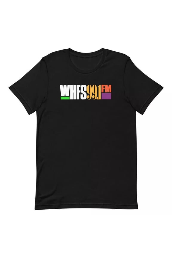 WHFS 99.1 Alternative Rock Radio Graphic Tee Shirt Unisex t-shirt