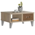 thumbnail image 1 of WHI 301-413 Ozzy Coffee Table, White Oak & Brown, 1 of 1