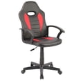 thumbnail image 1 of WHI 802-704RD-BK 21.75 x 21.75 x 37.25-42 in. Clink Office Chair in Red & Black, 1 of 8